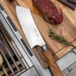 Katana Saya Olive Wood BBQ Knife 21cm