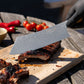 Katana Saya Olive Wood BBQ Cook's Knife 21cm