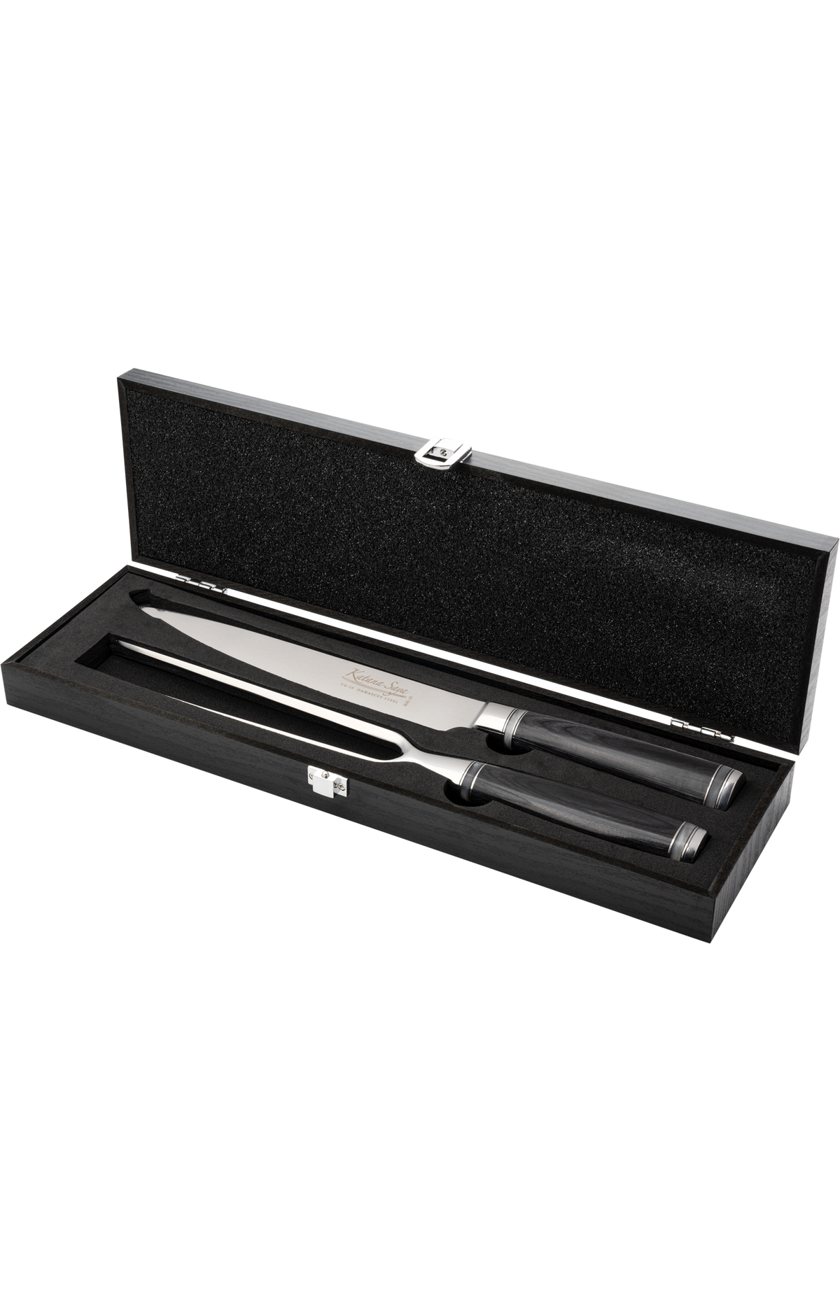 Katana Saya Pakkawood Carving Set 2 Pce