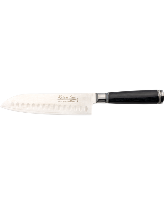 Katana Saya Pakkawood Santoku Knife 18cm