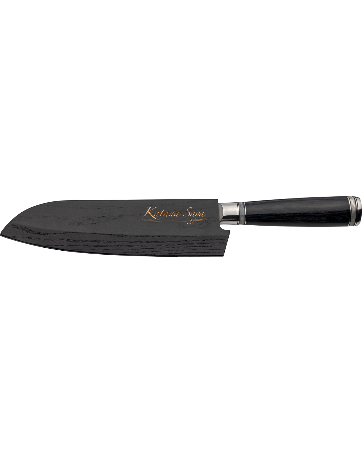Katana Saya Pakkawood Santoku Knife 18cm