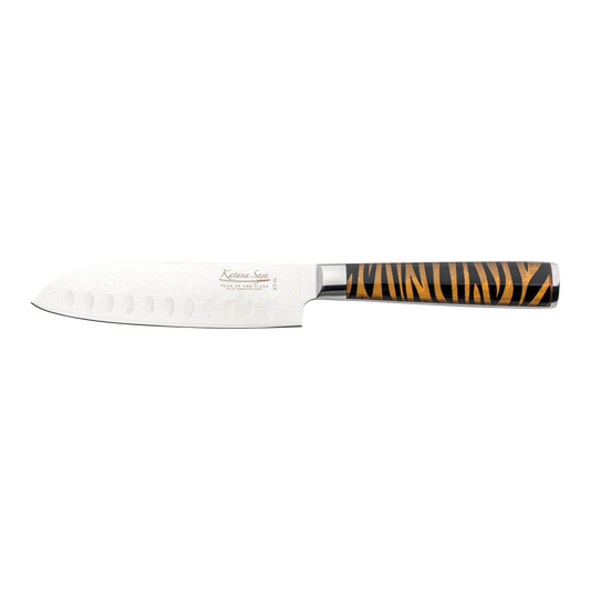 Katana Saya Tiger 12cm Santoku Knife