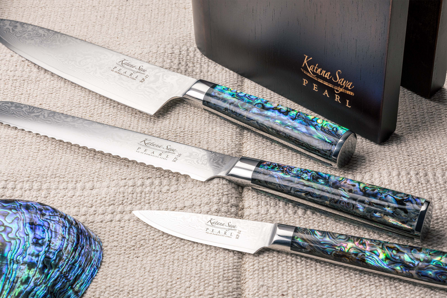 Katana Saya Pearl 9cm Paring Knife