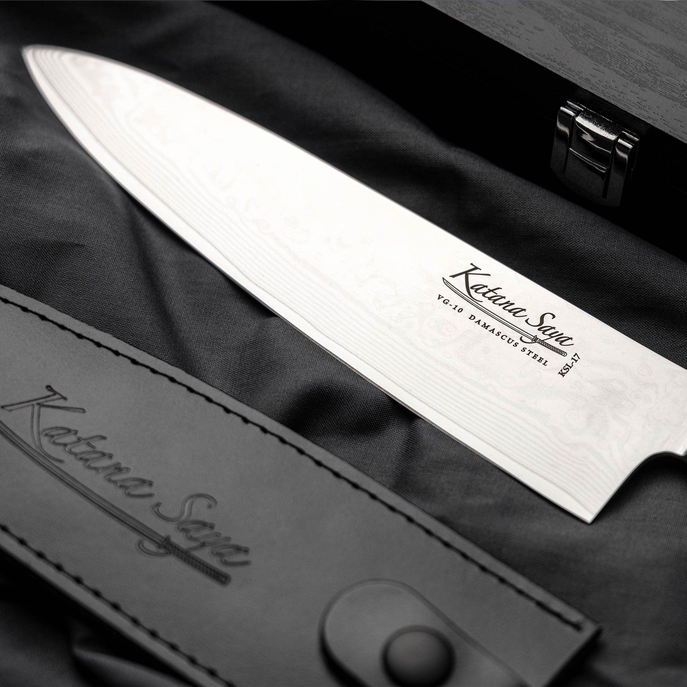 Katana Saya Pakkawood 20cm Chef Knife