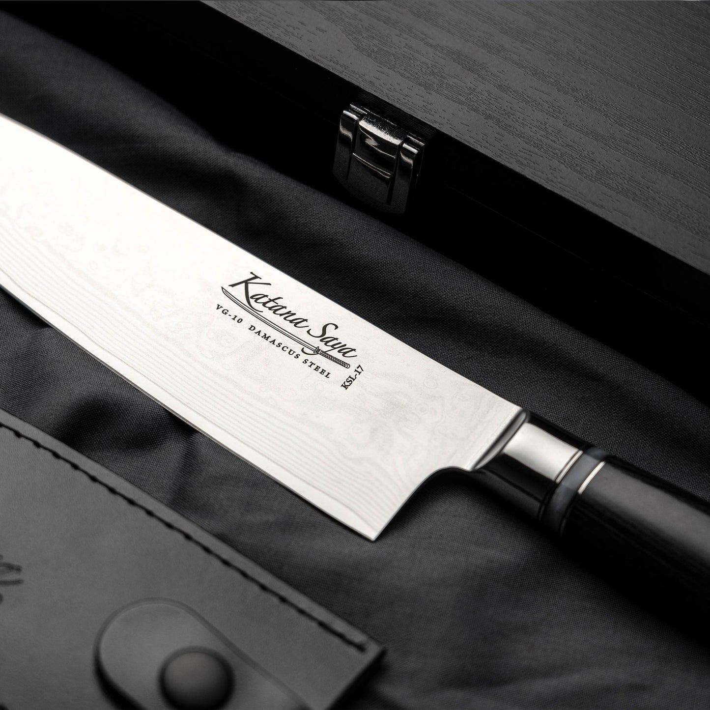 Katana Saya Pakkawood 20cm Chef Knife