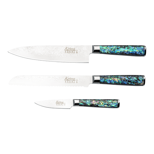 Katana Pearl 3 Pce Knife Set