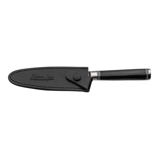 Katana Saya Pakkawood 12cm Utility Knife