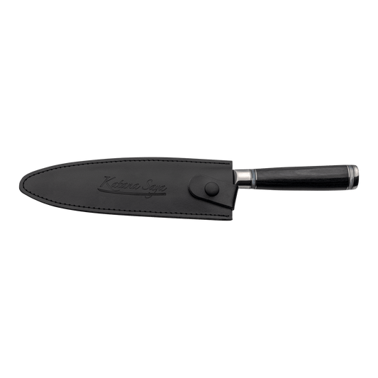 Katana Saya Pakkawood 20cm Chef Knife