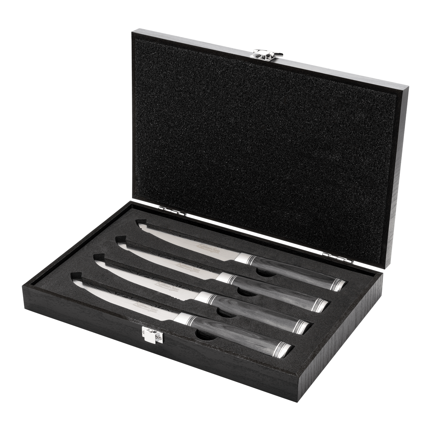 Katana Saya Pakkawood 4 Pce Steak Knife Set