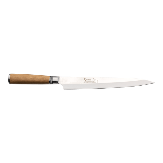 Katana Saya Olive Wood 24cm Yanagi Sashimi Knife