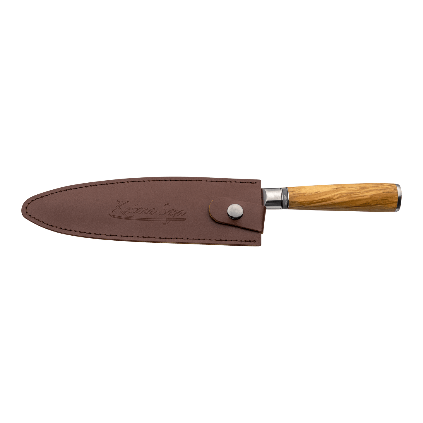 Katana Saya Olive Wood 20cm Carving Knife