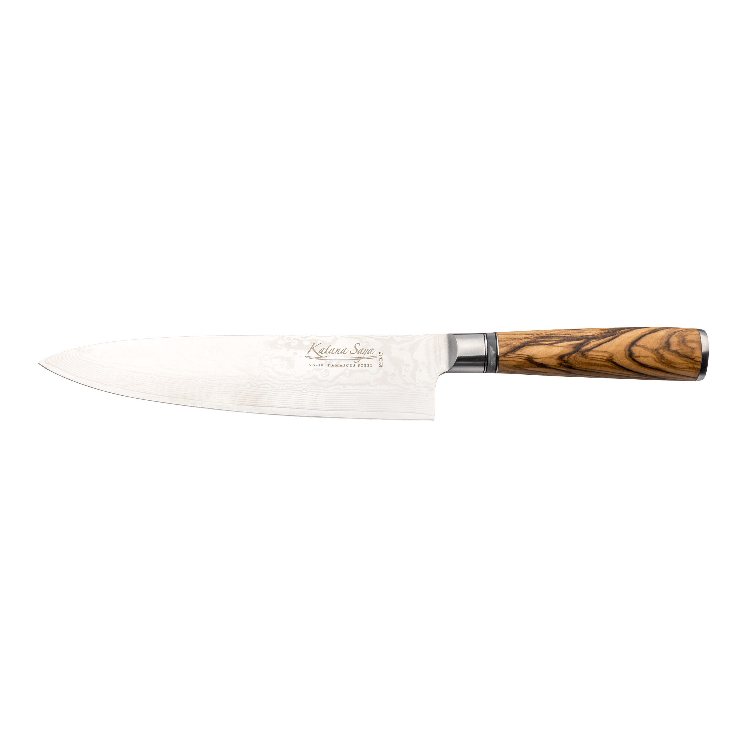 Katana Saya Olive Wood 20cm Chef Knife