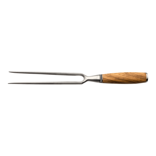 Katana Saya Olive Wood 18cm Carving Fork